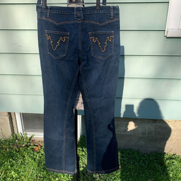 Belle Sport Dark Wash Midrise Blue Jeans - Picture 2 of 13